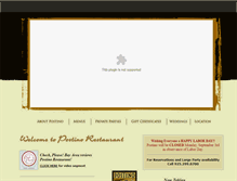 Tablet Screenshot of postinorestaurant.com